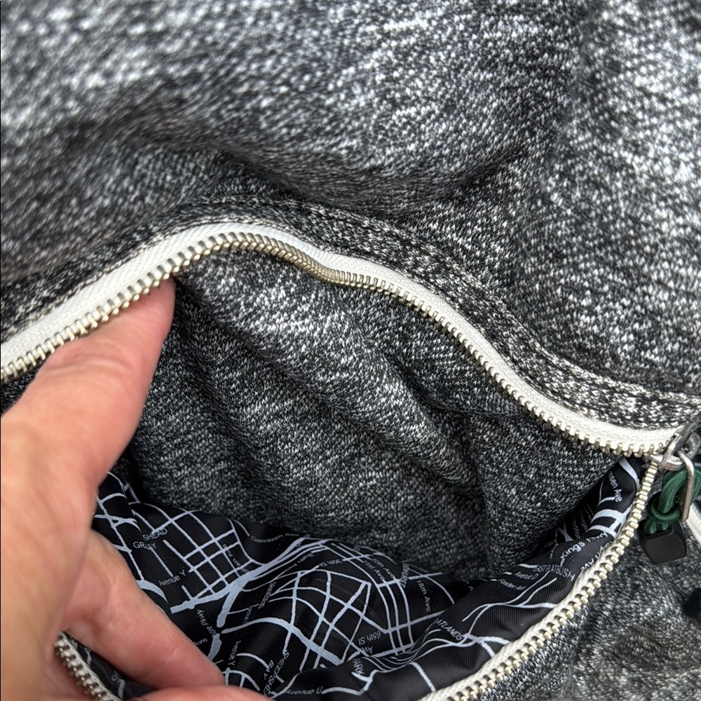 STATE Gray Minimalist Backpack with Heathered Texture - Picture 5 of 13